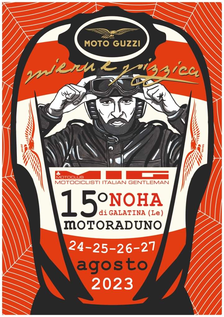 15° Motoraduno Guzzi “Mieru e Pizzica” a Noha. Parla il consigliere Mandorino