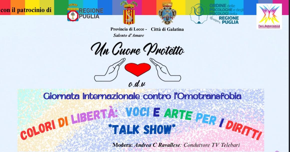 Colori di Libertà: mobilitazione contro l’omotransfobia con arte, parole e diritti