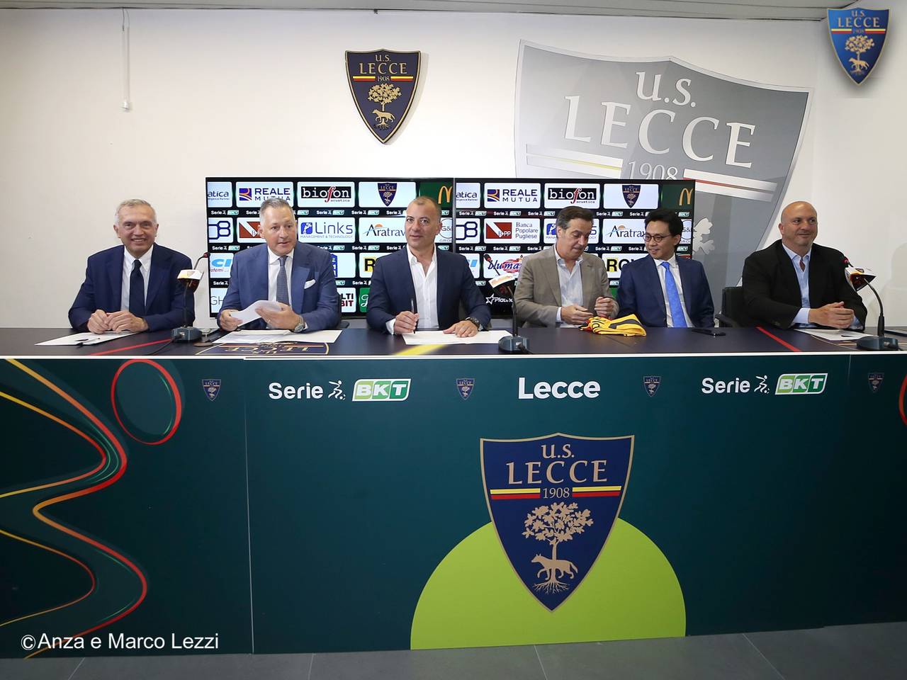 U.S. Lecce: Presentazione dei nuovi soci