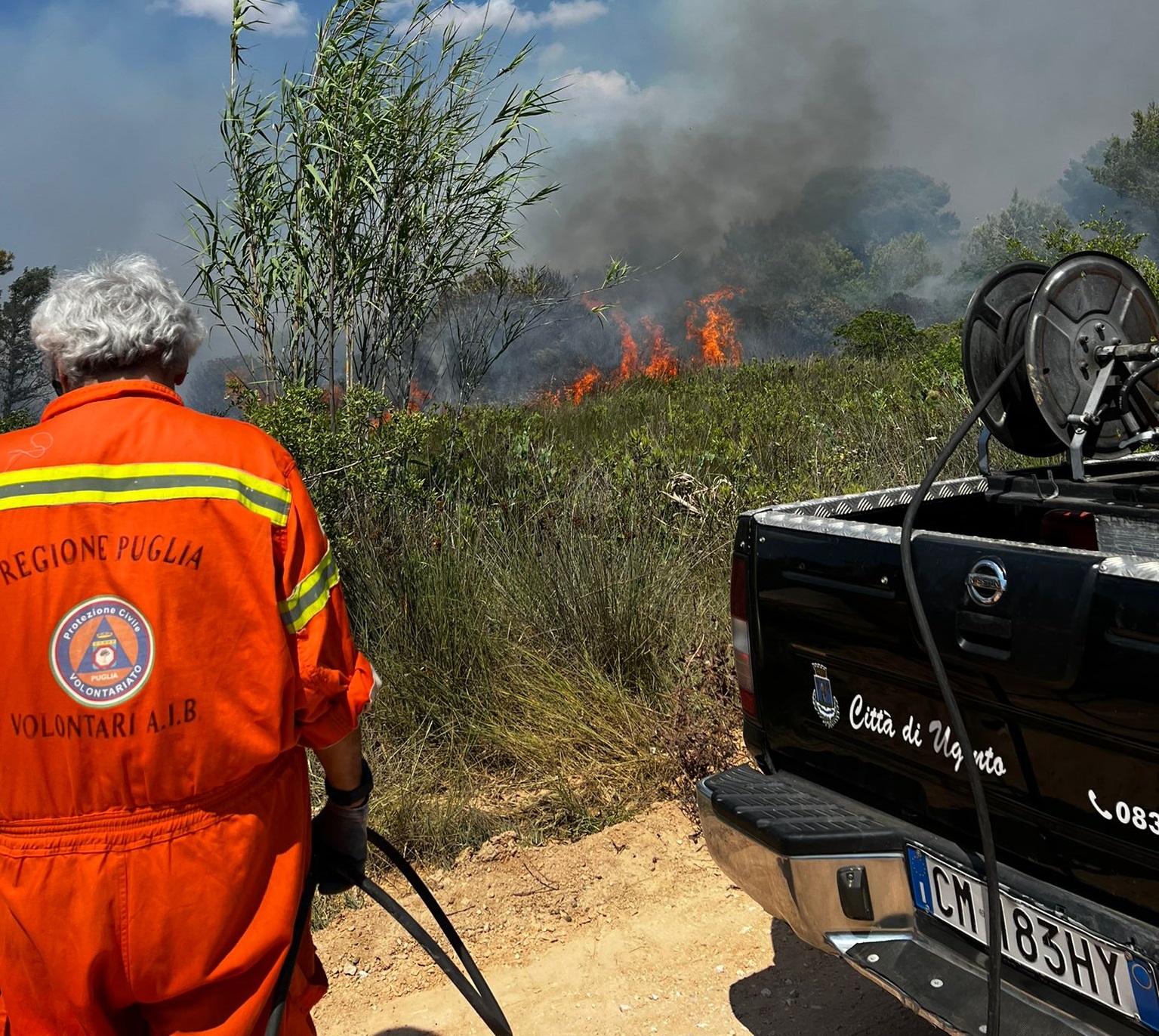 Emergenza incendi, a maggio 900 roghi in provincia di Lecce