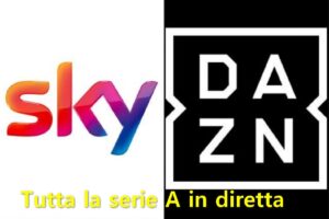 Accordo Sky Dazn tutta la serie A anche sul satellite!
