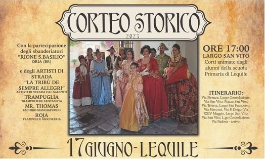 Appuntamento da non perdere con il CORTEO STORICO