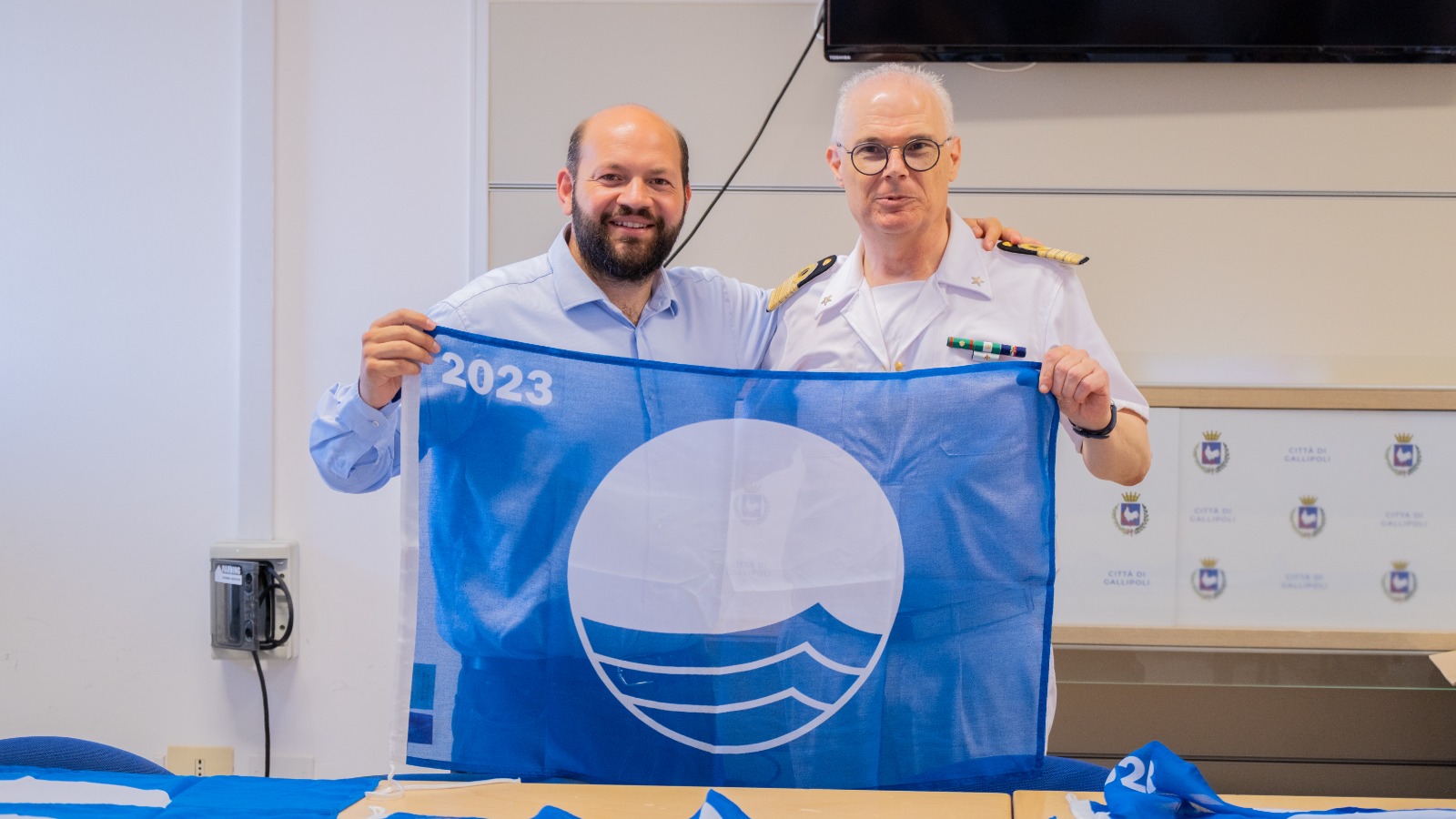 Gallipoli, Bandiera Blu 2023: consegnati i vessilli