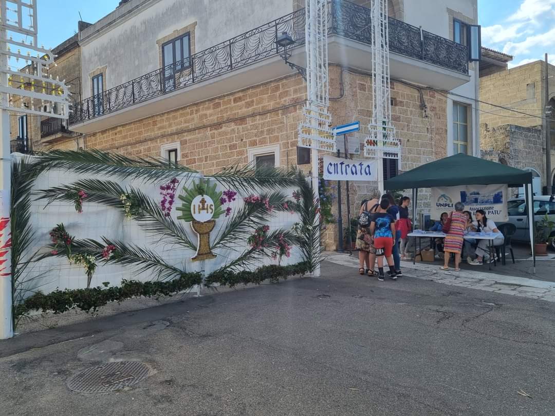 Torna l’infiorata di Patù nella solennità del Corpus Domini