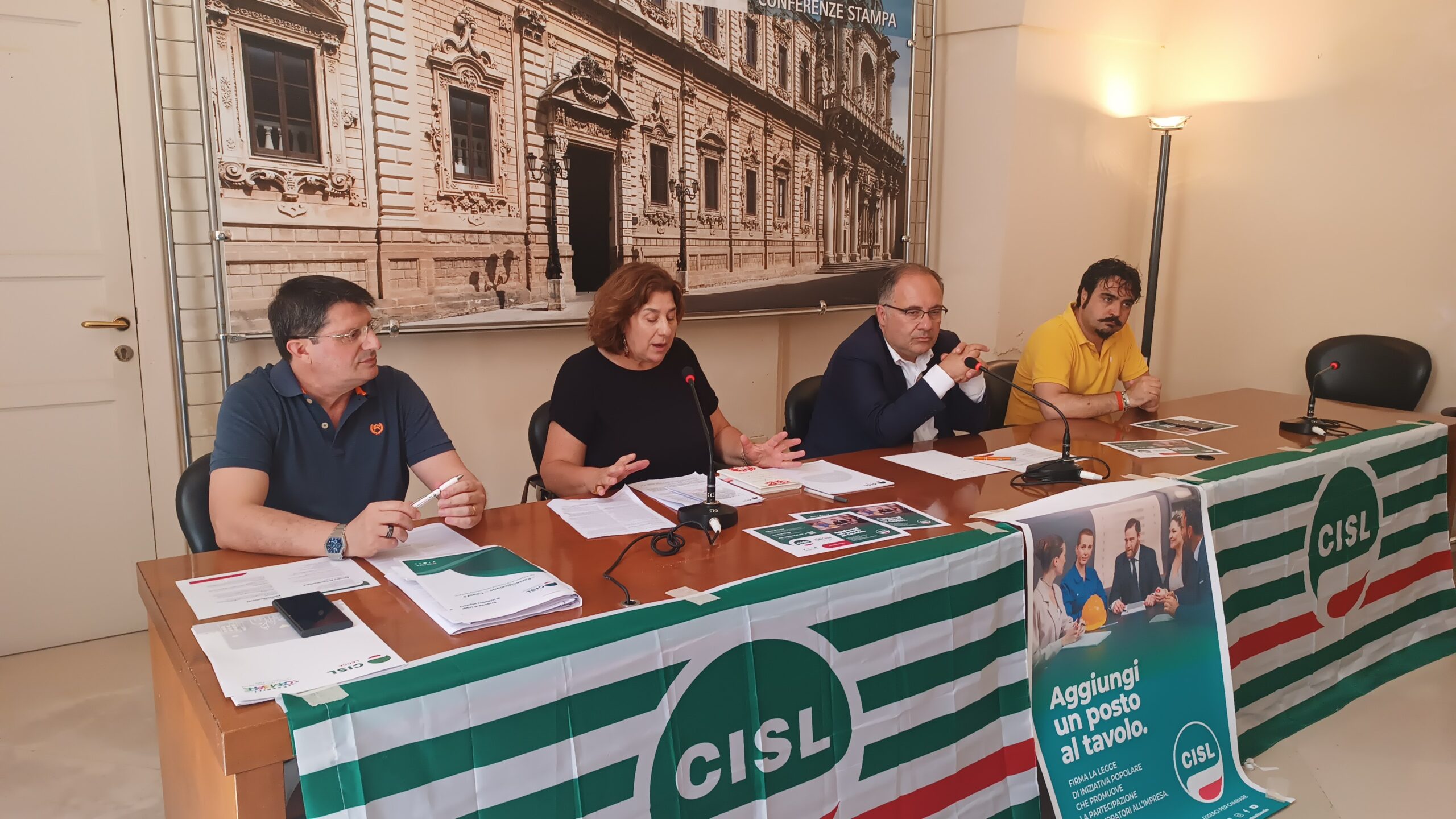 Cisl Lecce su ‘Partecipazione e Lavoro’, legge di iniziativa popolare
