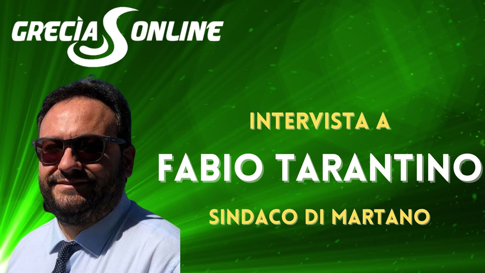 Il Sindaco di Martano Fabio Tarantino ospite di Osservatorio Comune