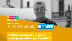 Idee in Comune: sabato 17 febbraio incontro su cultura, sport e formazione