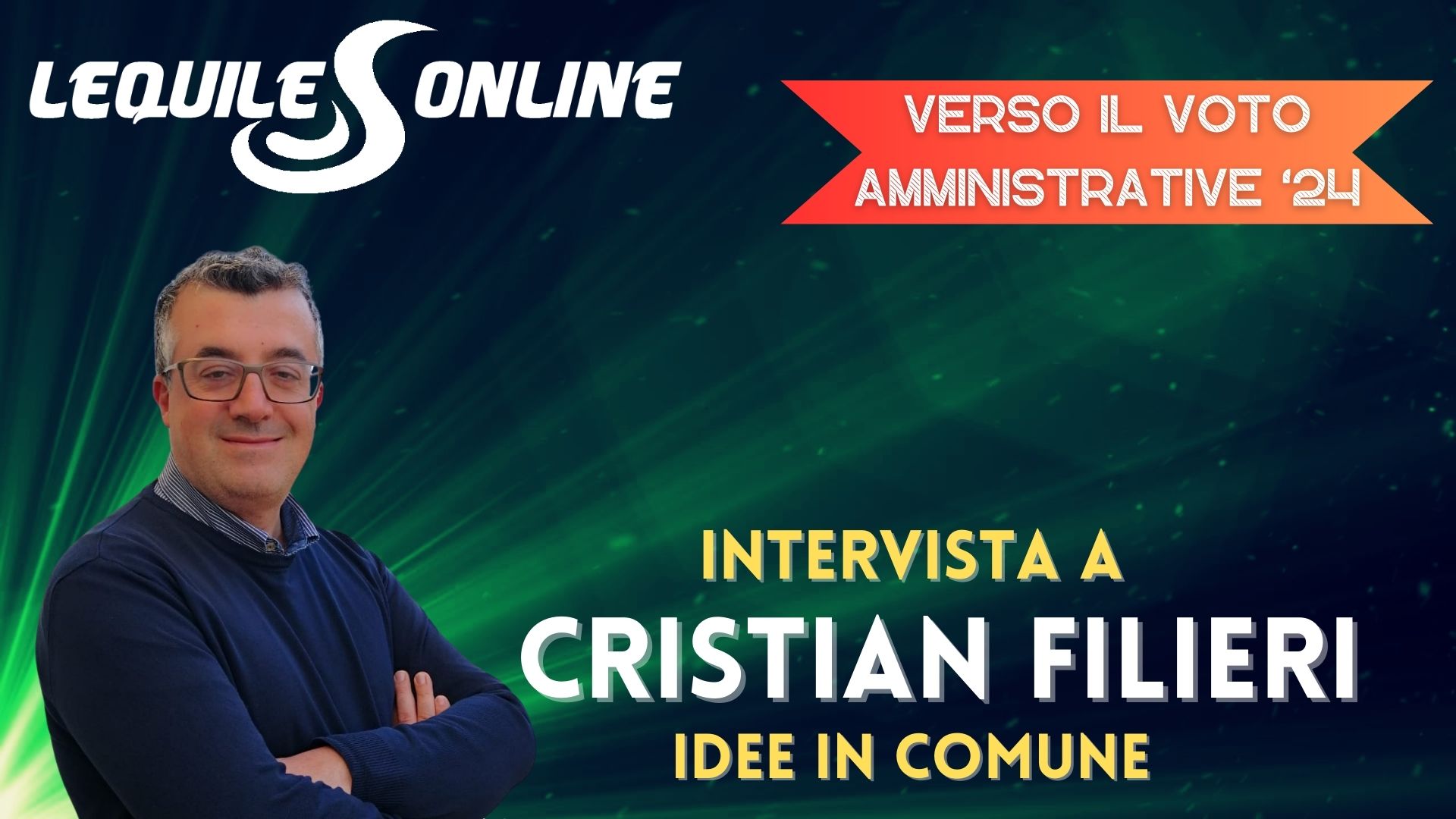 Verso il voto. Intervista a Cristian Filieri “Idee in comune”