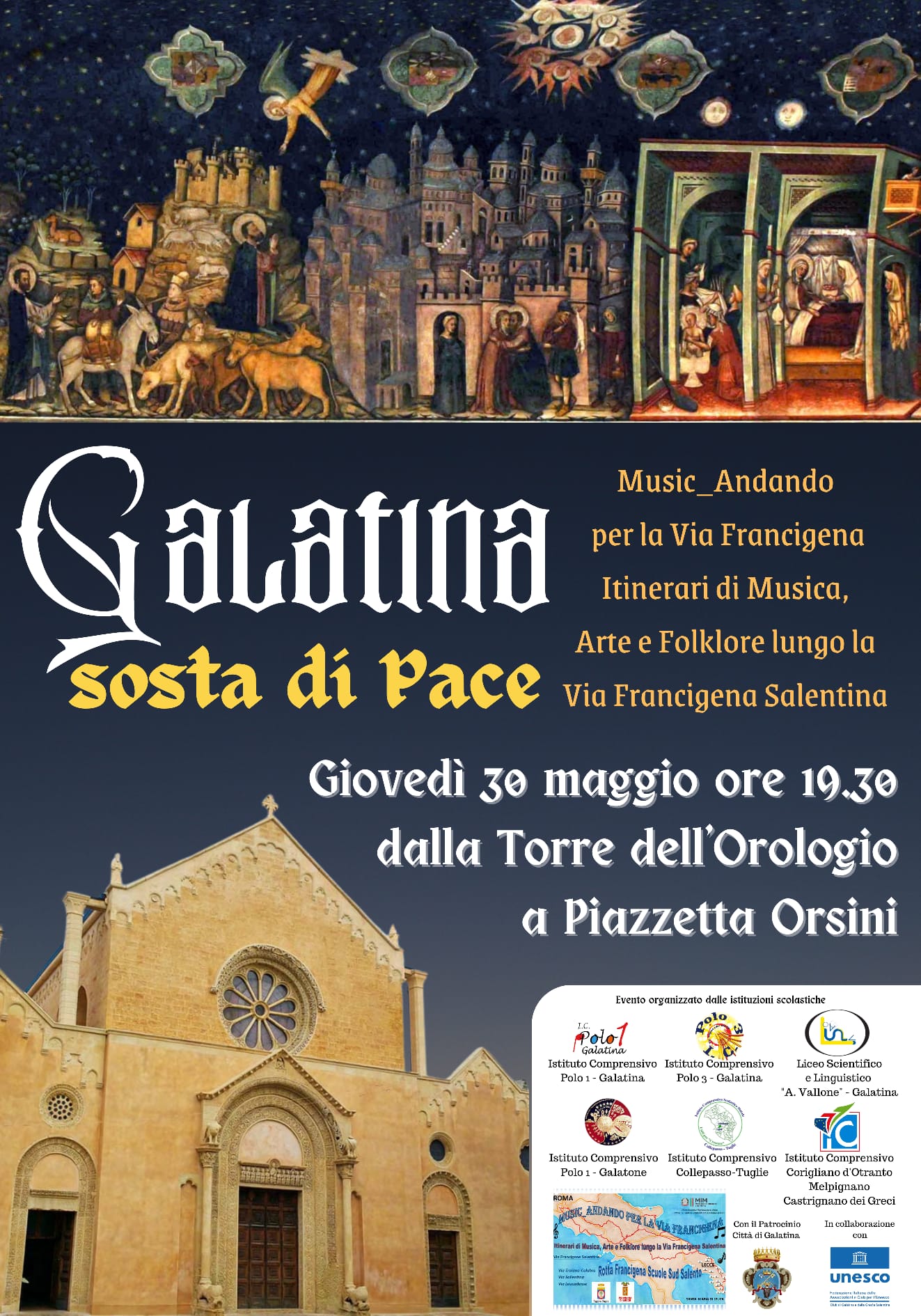 Le scuole del territorio fanno rete per promuovere la via francigena verso Leuca