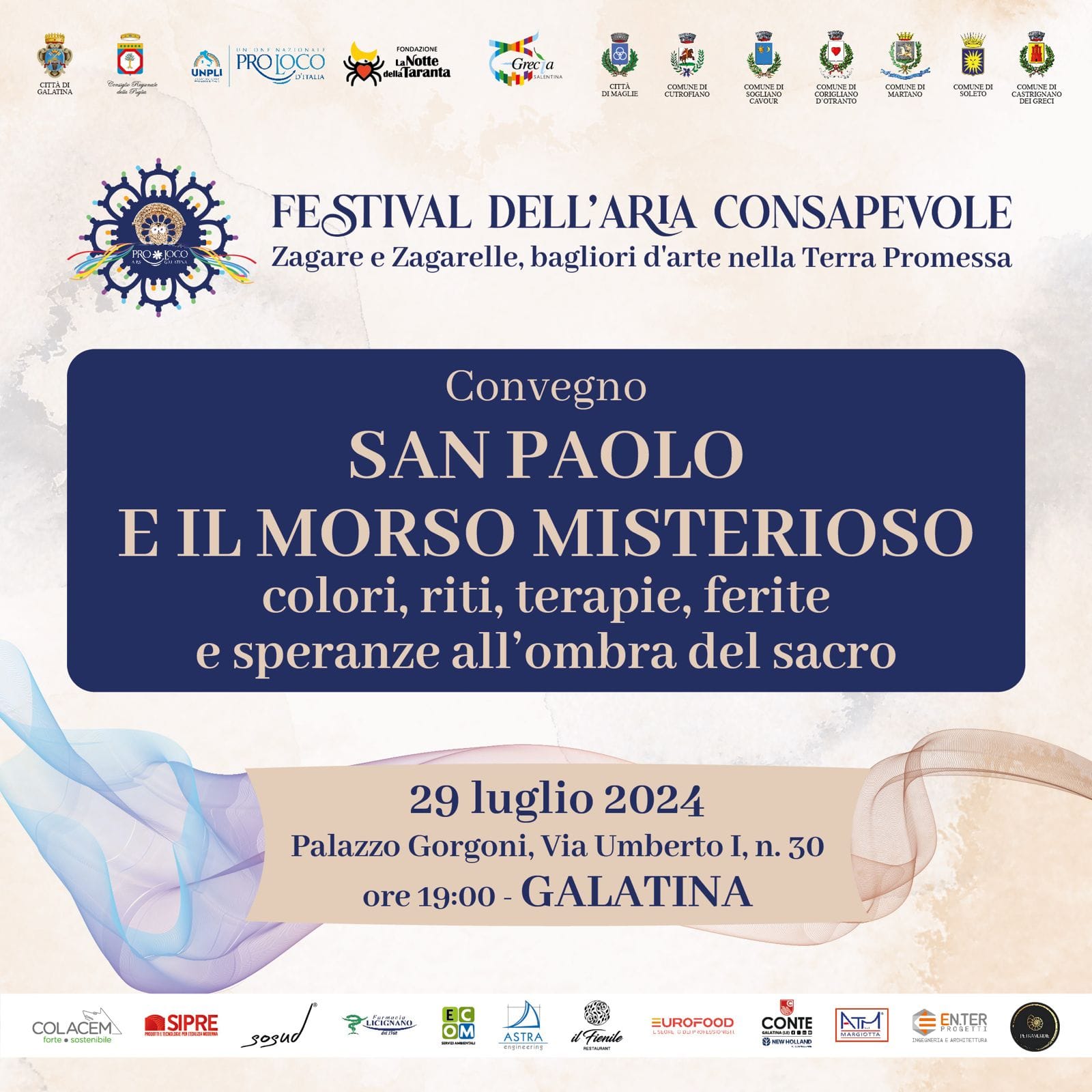 San Paolo e il morso misterioso il 29 luglio il convegno di Pro Loco Galatina