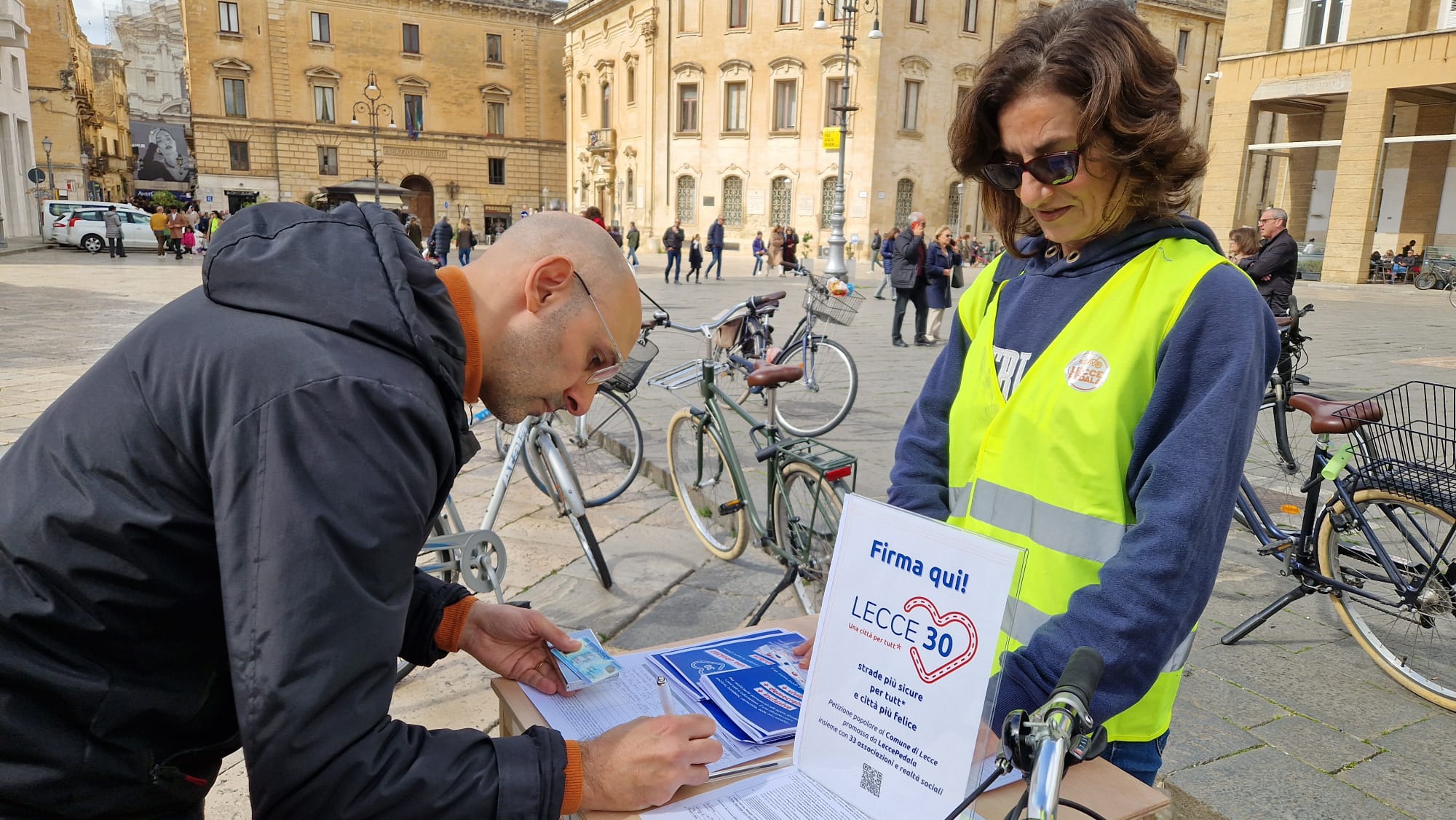 Con Lecce30 una città sicura per tutti: oltre 1.300 firme per la petizione popolare