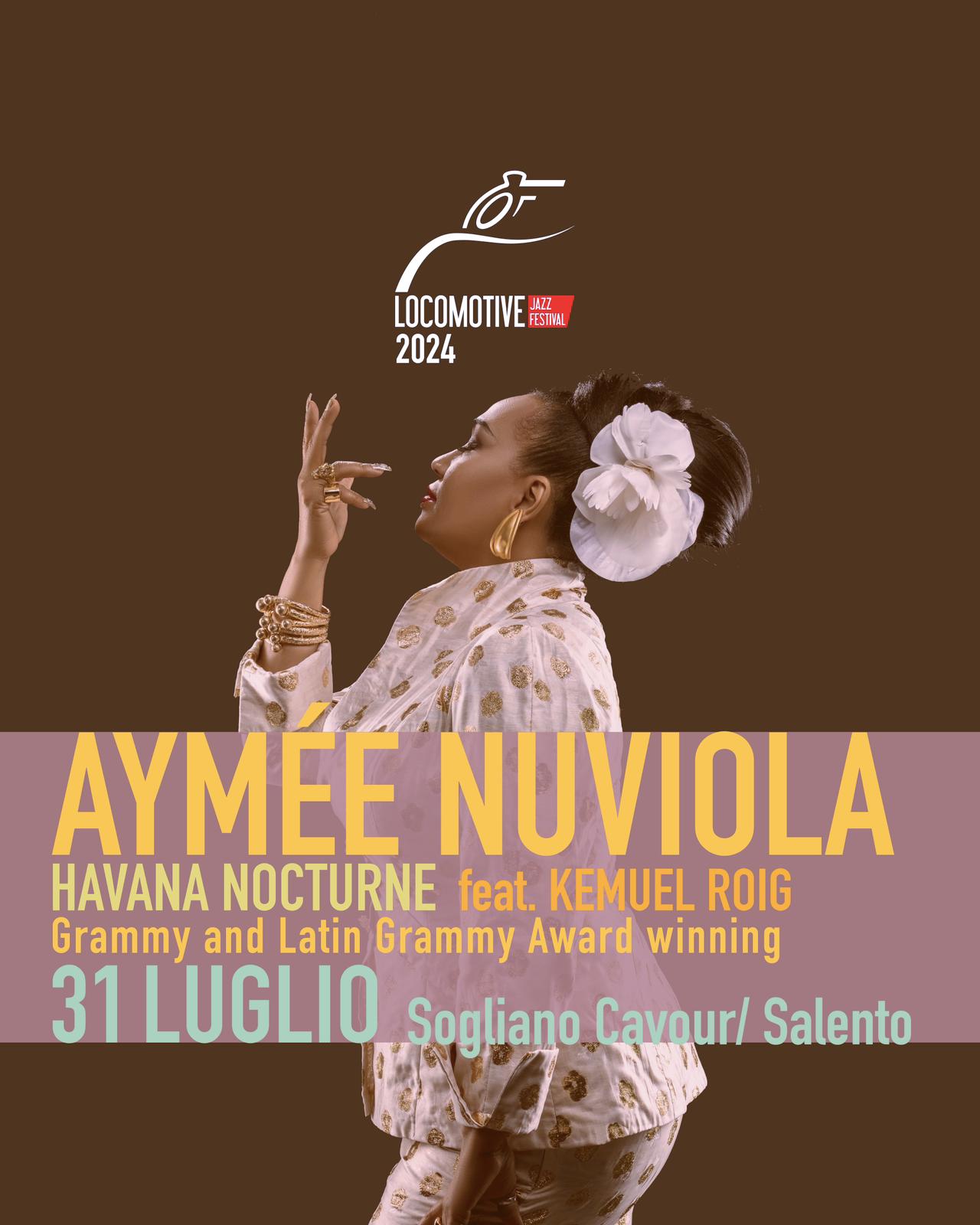 Al via stasera il Locomotive Jazz Festival XIX Edizione con la“Sonera del mundo” Aymée Nuoviola