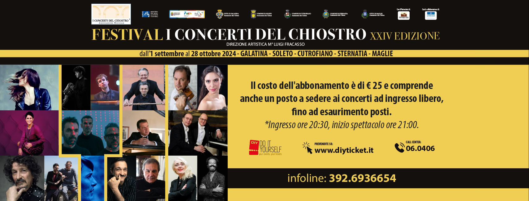 Presentazione della XXIV edizione del Festival I Concerti del Chiostro