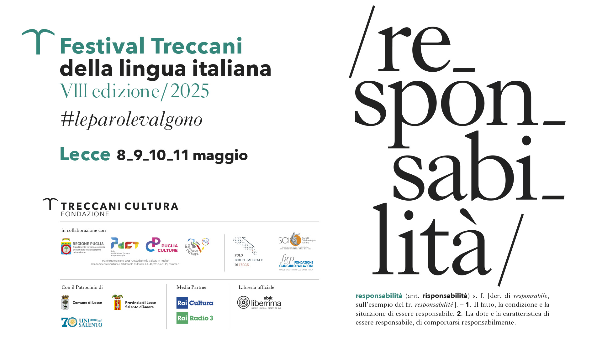 Il Festival Treccani della lingua italiana a Lecce